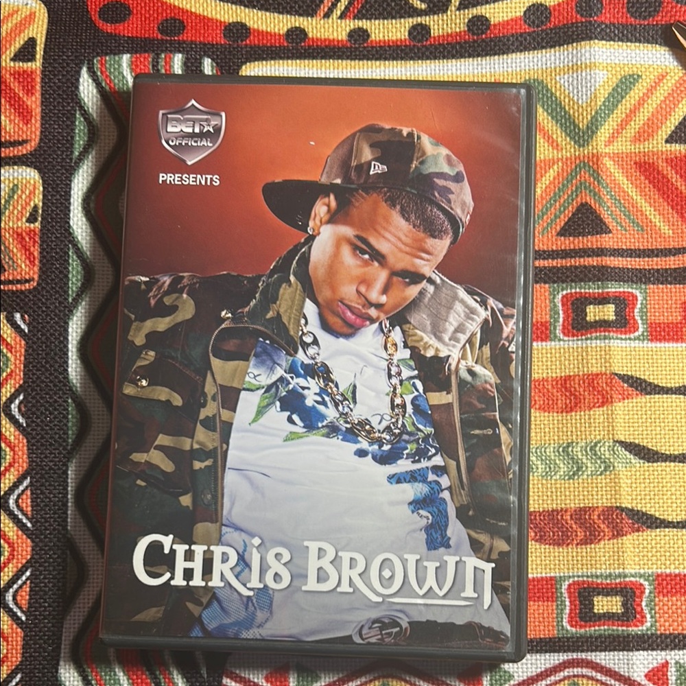 Chris Brown DVD with Camouflage Cover